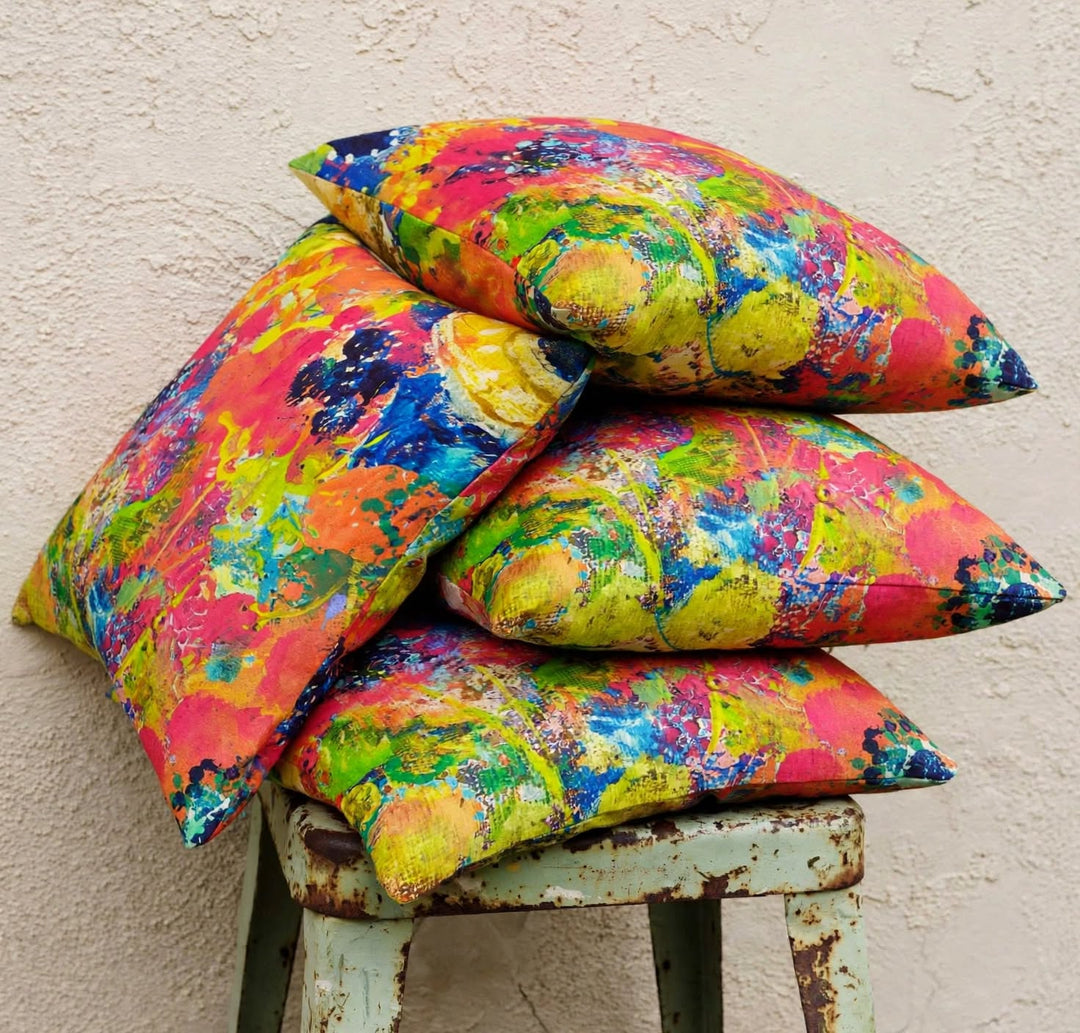 Pink Blueberry Pillow