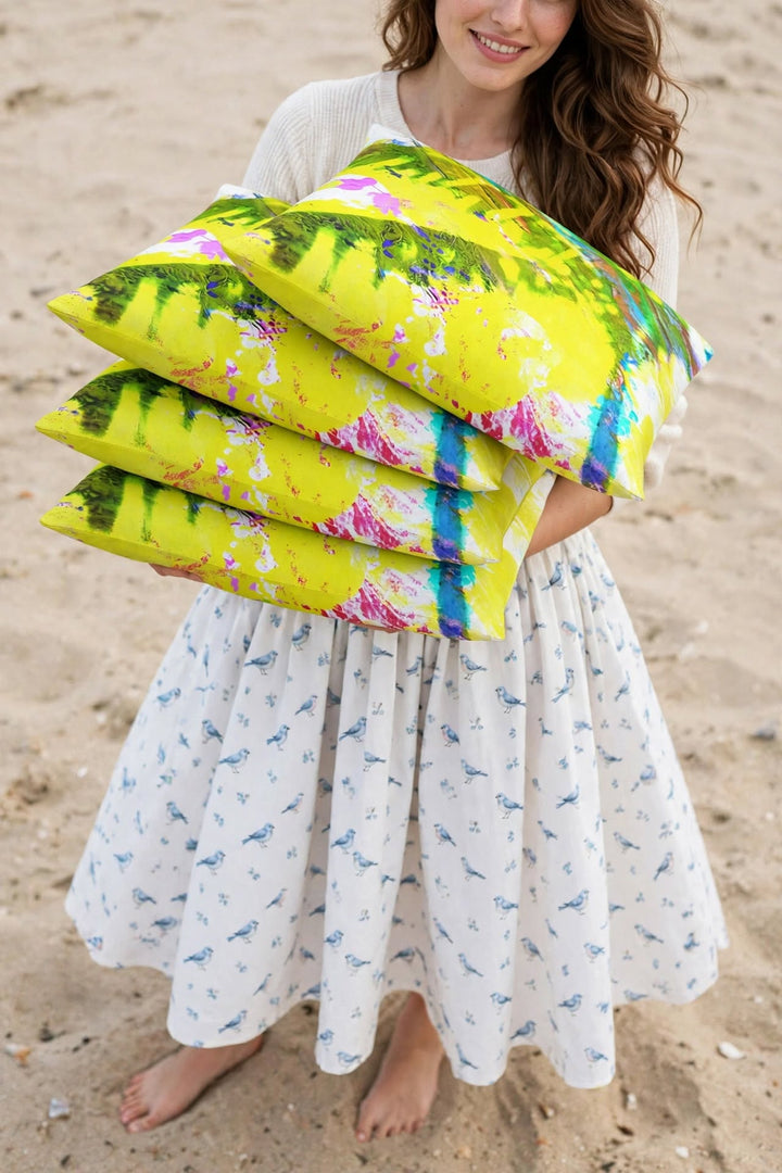 Sun Palm Pillow