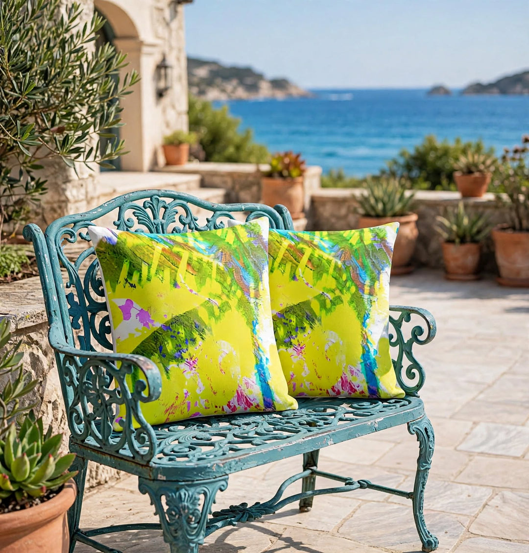 Sun Palm Pillow