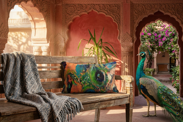 Peacock Pillow